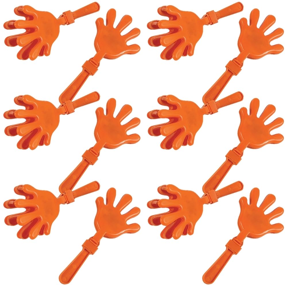 Amazon.com: Fun Express - Orange Plastic Hand Clappers - Toys